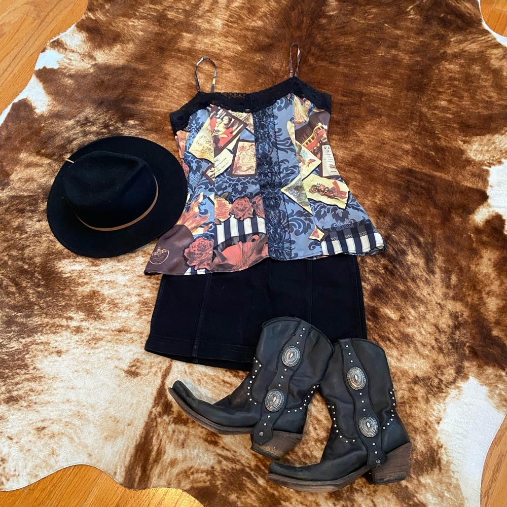 Parosh Silk Tank